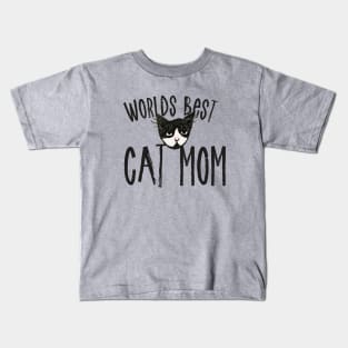 Worlds best cat mom Kids T-Shirt